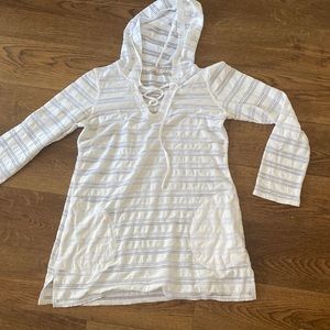 White Prana Swim Coverup